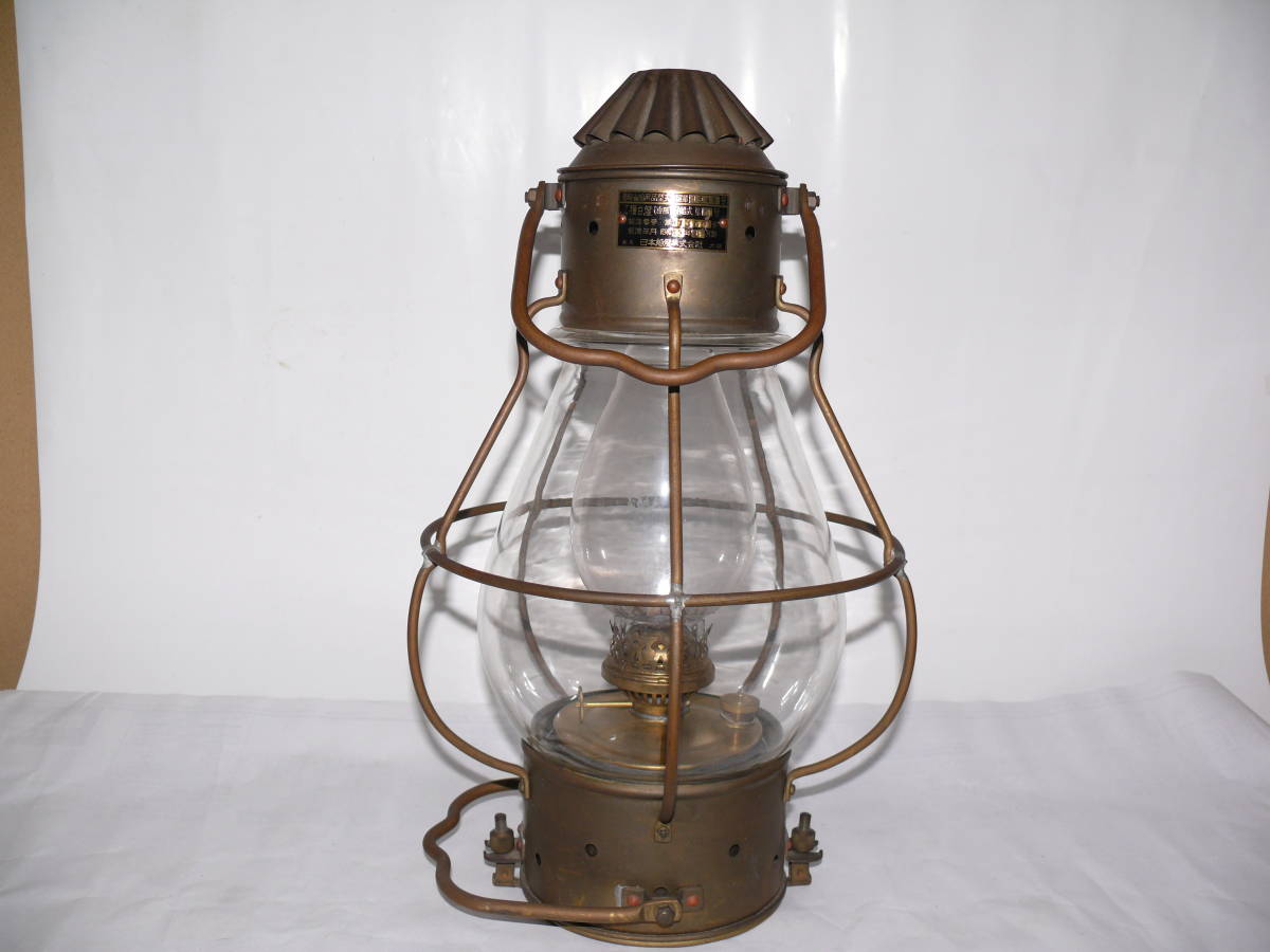 未使用 船舶用ランタン、船舶ランプ、日船式第3号、オイルランタン