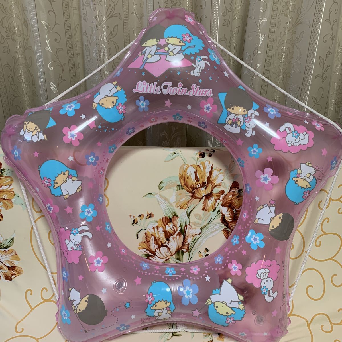 Little Twin Stars 浮き輪 90cm キキララ 1998年 キキララ 浮き輪 90×90 星