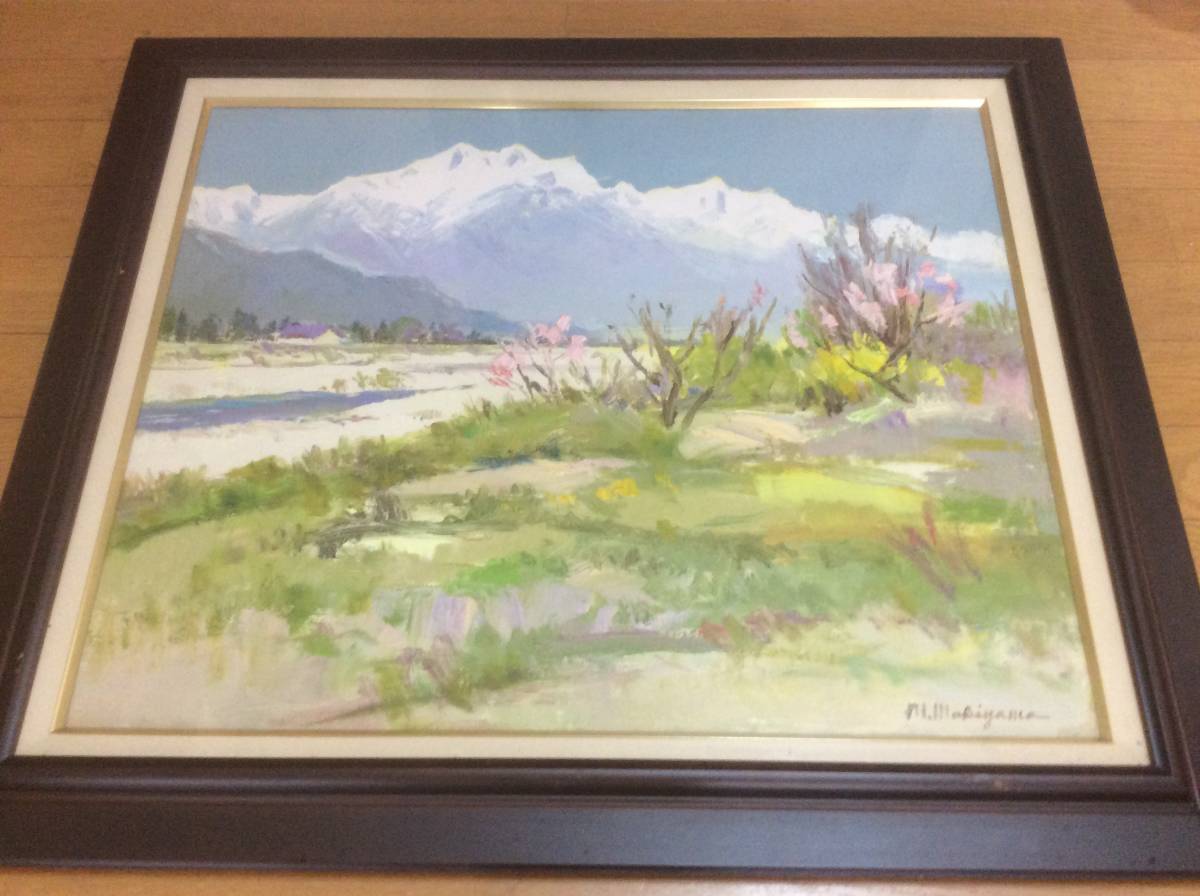 F.rhodes 風景画 油彩画 特大 F.rhodes 風景画 油彩画 特大