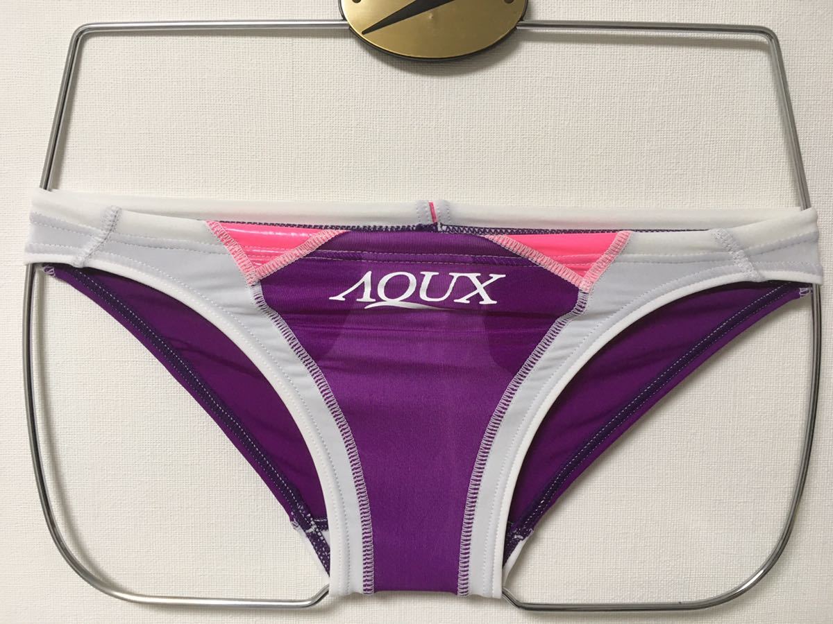 AQUX スーパーローライズビキニ M パープル AQUX/アックス Deco-Line B