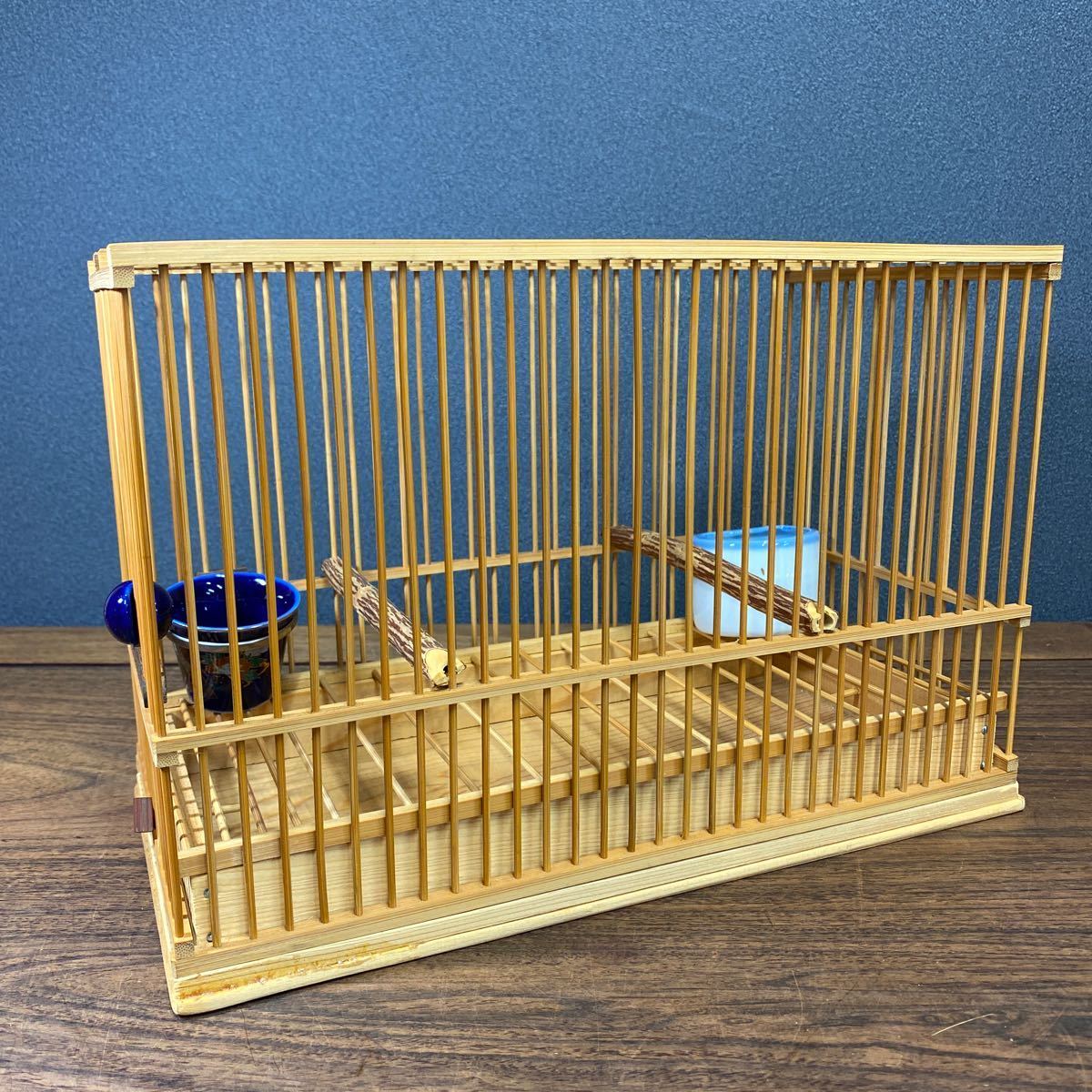 メジロ 寝かせカゴ カゴ6個付き B メジロ籠6個&寝かせ箱セット -