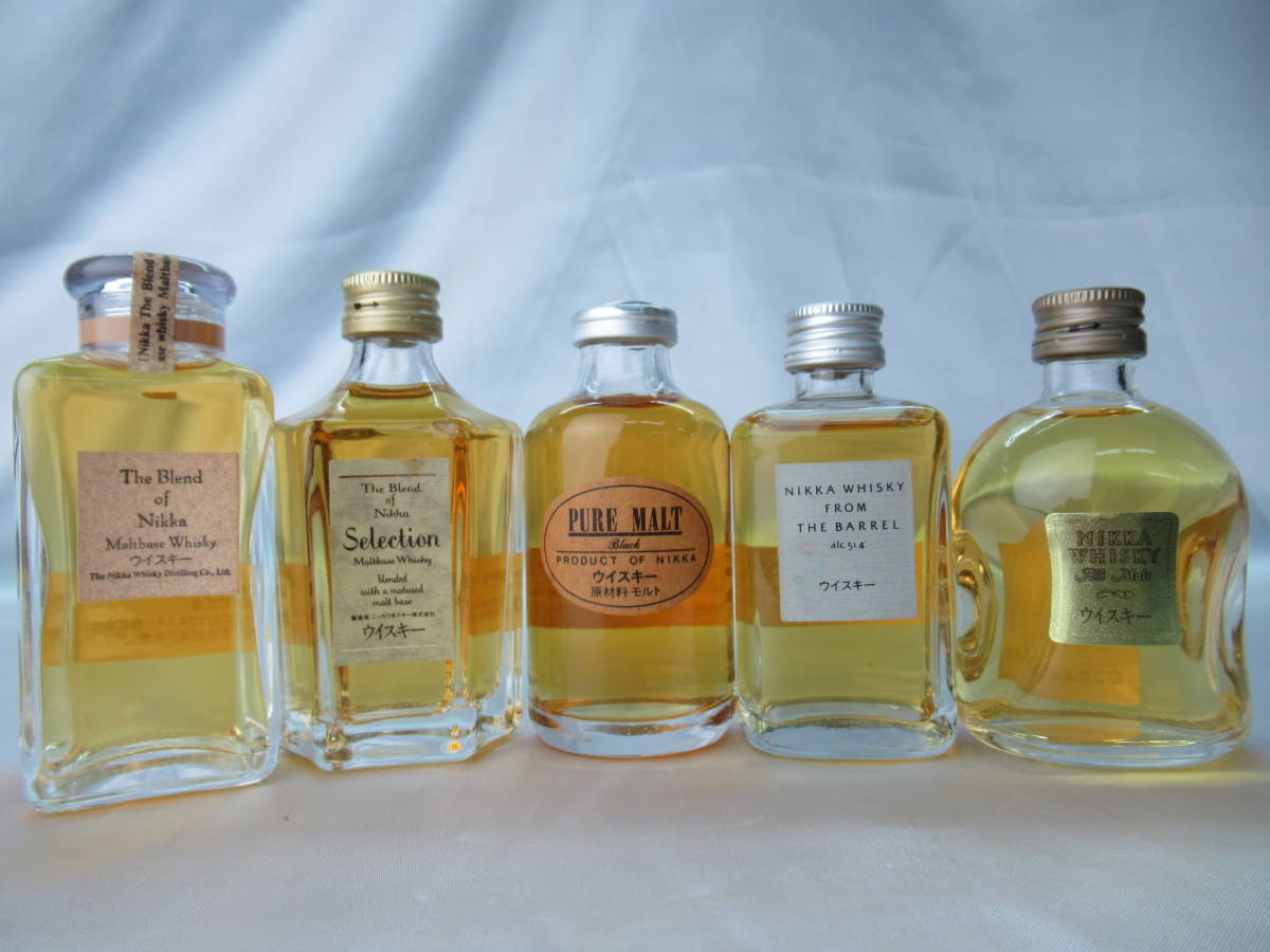 ニッカウヰスキー - 超貴重 The Blend of NIKKA 大阪ミニチュアボトル