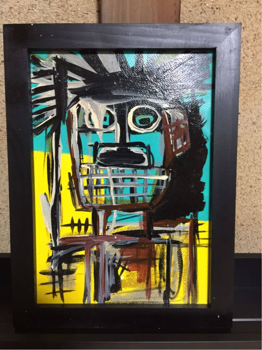 模写＞ジャンミシェル バスキア Jean-Michel Basquiat 油彩画