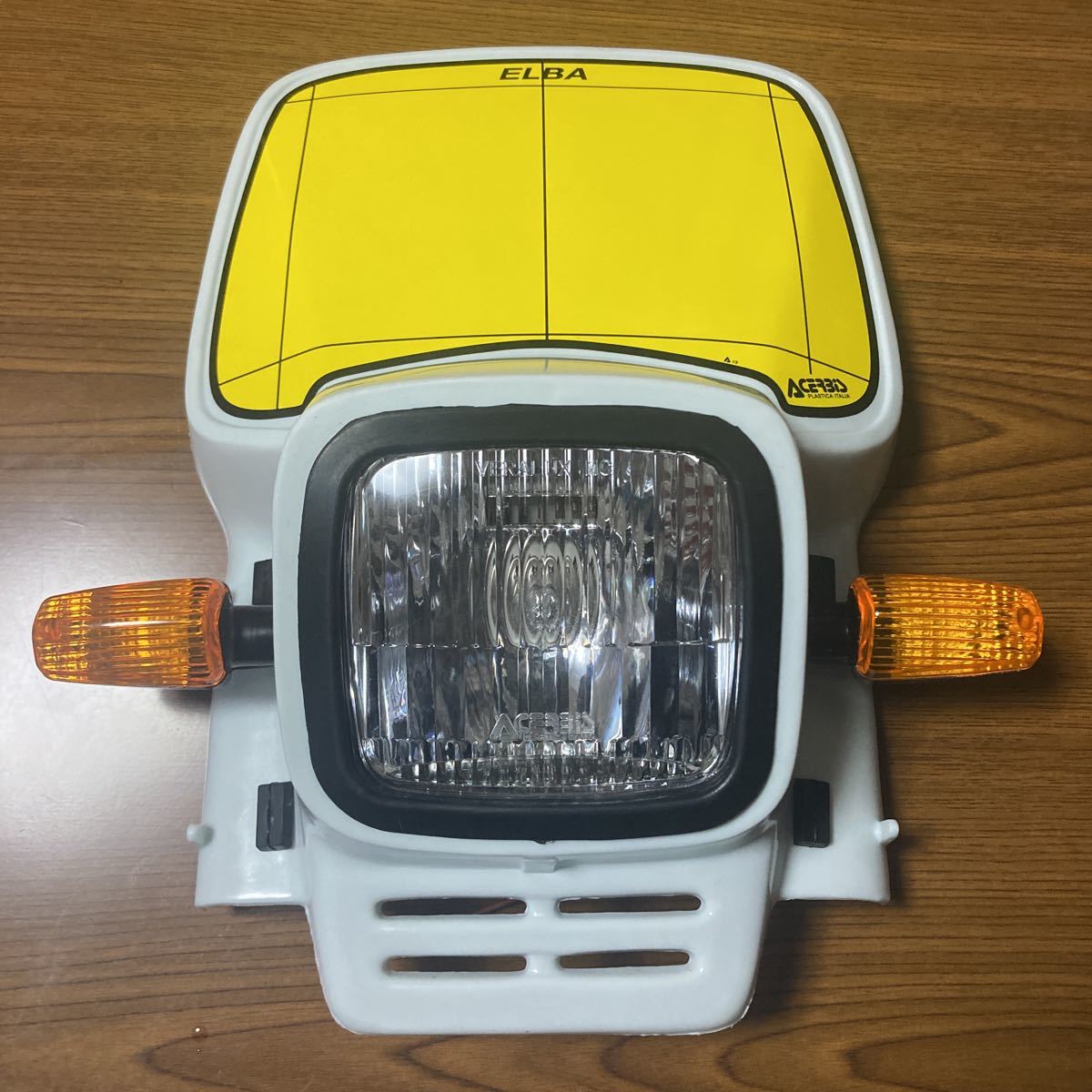 新品】アチェルビス ヘッドライト ELBA 購入 ビンテージモトクロスに