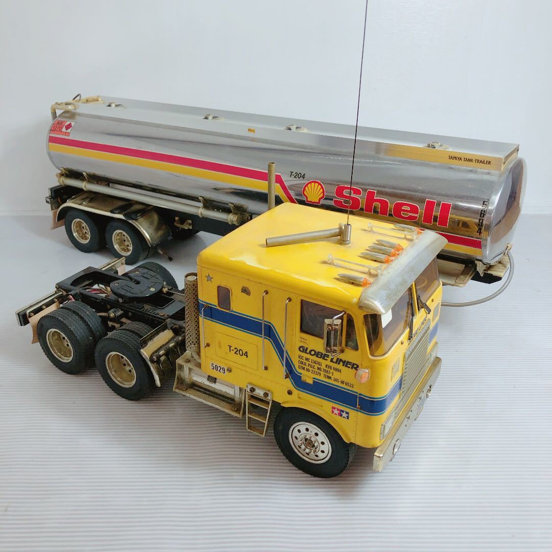 美品 タミヤ SHELL タンクトレーラー 1/14 タンクローリー ラジコン
