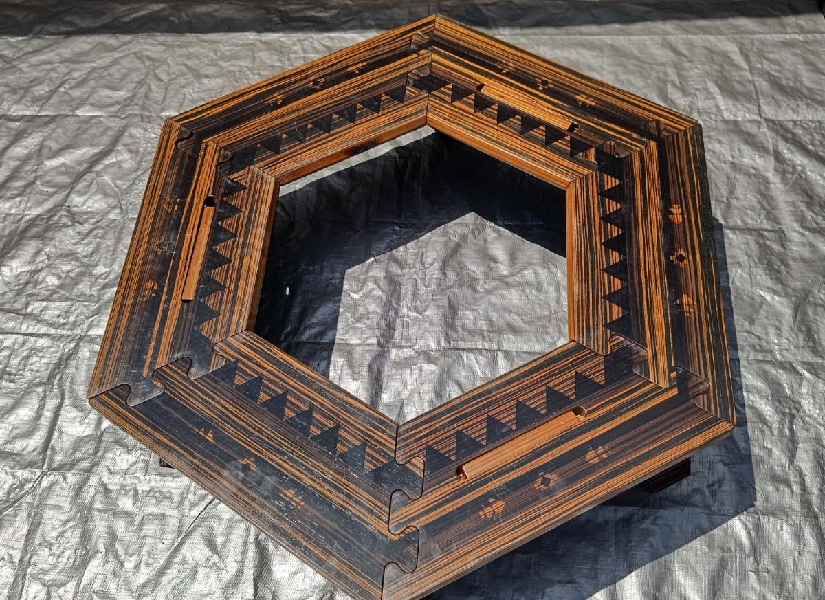 ざぁーす しま次郎 しま美 セット TheArth ざぁーす ヘキサテーブル 黒