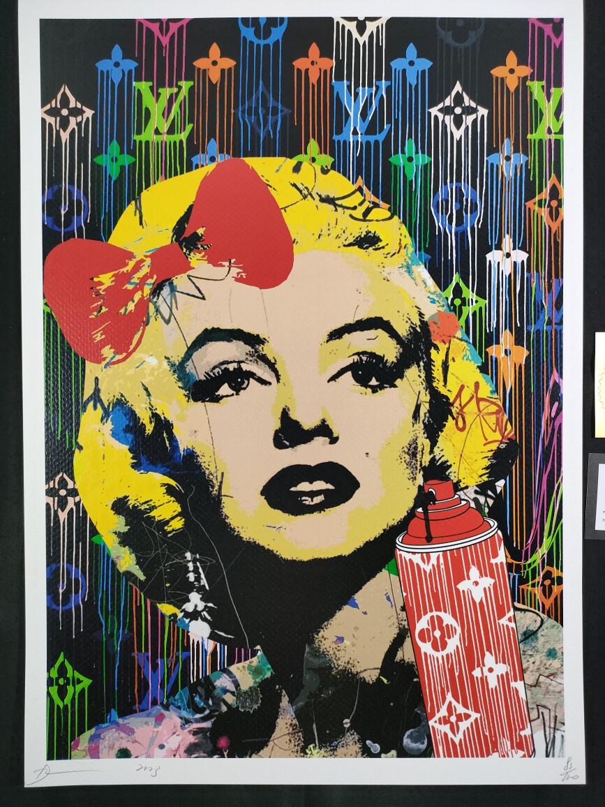 DEATH NYC 世界限マリリン・モンロー/ ヴィトン 現代アート DEATH NYC