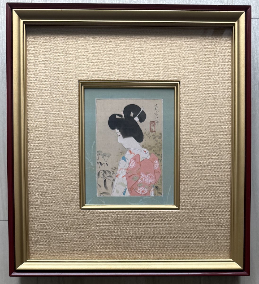 智】希少♪♪春画 艶本 「正写相生源氏 中之巻」女好庵主人著 色摺木