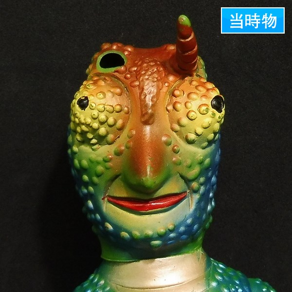 ☆超希少 当時物 怪人 死神 カメレオン男 仮面ライダー ソフビ 旧