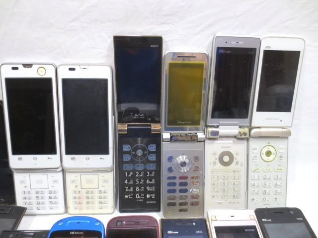 ジャンク品】ガラケー・スマホ・タブレット おまとめ18点セットです