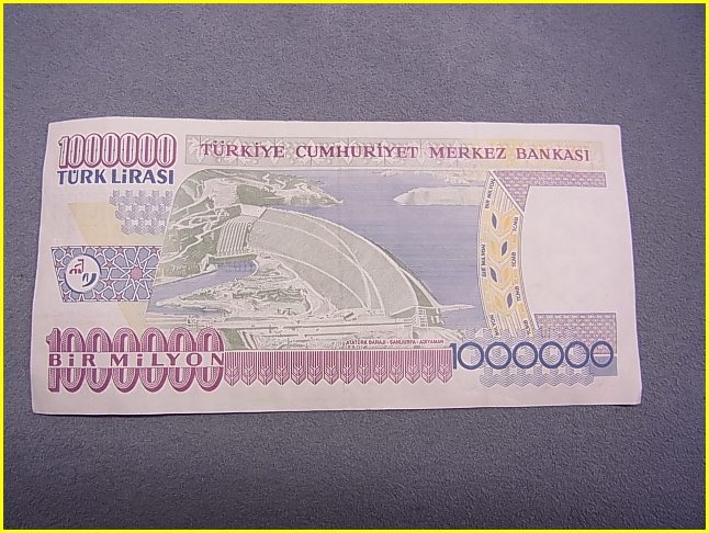 旧札 50,000トルコリラ