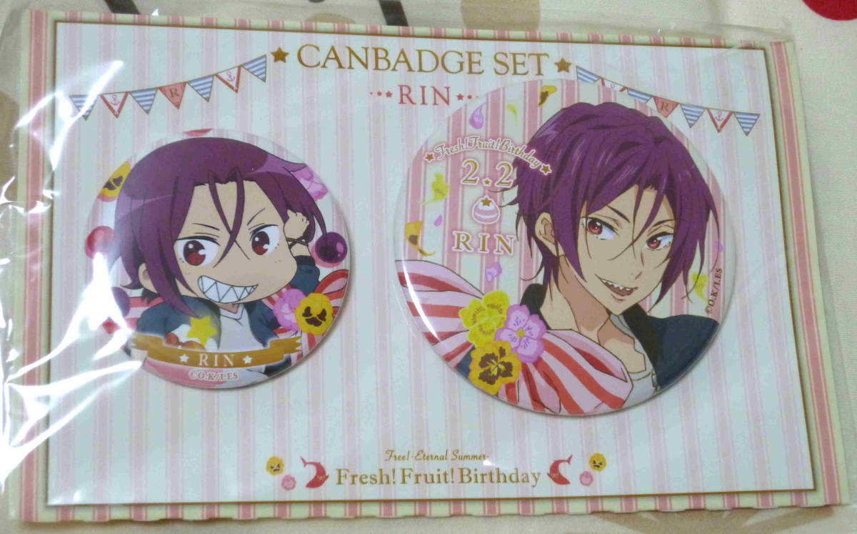 free! 松岡凛 缶バッジ バースデー Thanks!Birthday 【公式通販】
