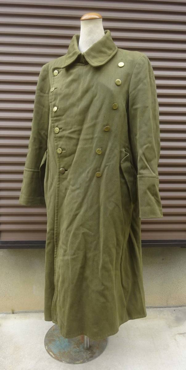 日本陸軍 兵用 実物 九八式 外套 コート 四号 四號 レトロ 当時物