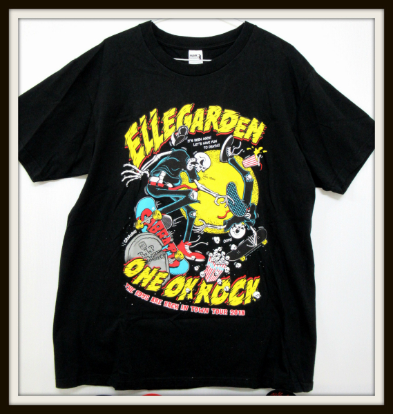 Ellegarden 宝箱Tシャツ XL ピンバッチ、リストバンド付き ellegarden