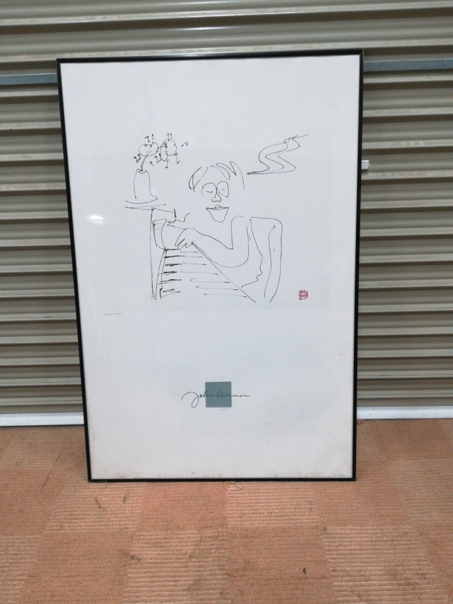 最終値下げ】美品 ジョン・レノン「Real Love」リトグラフ 印章有 最終