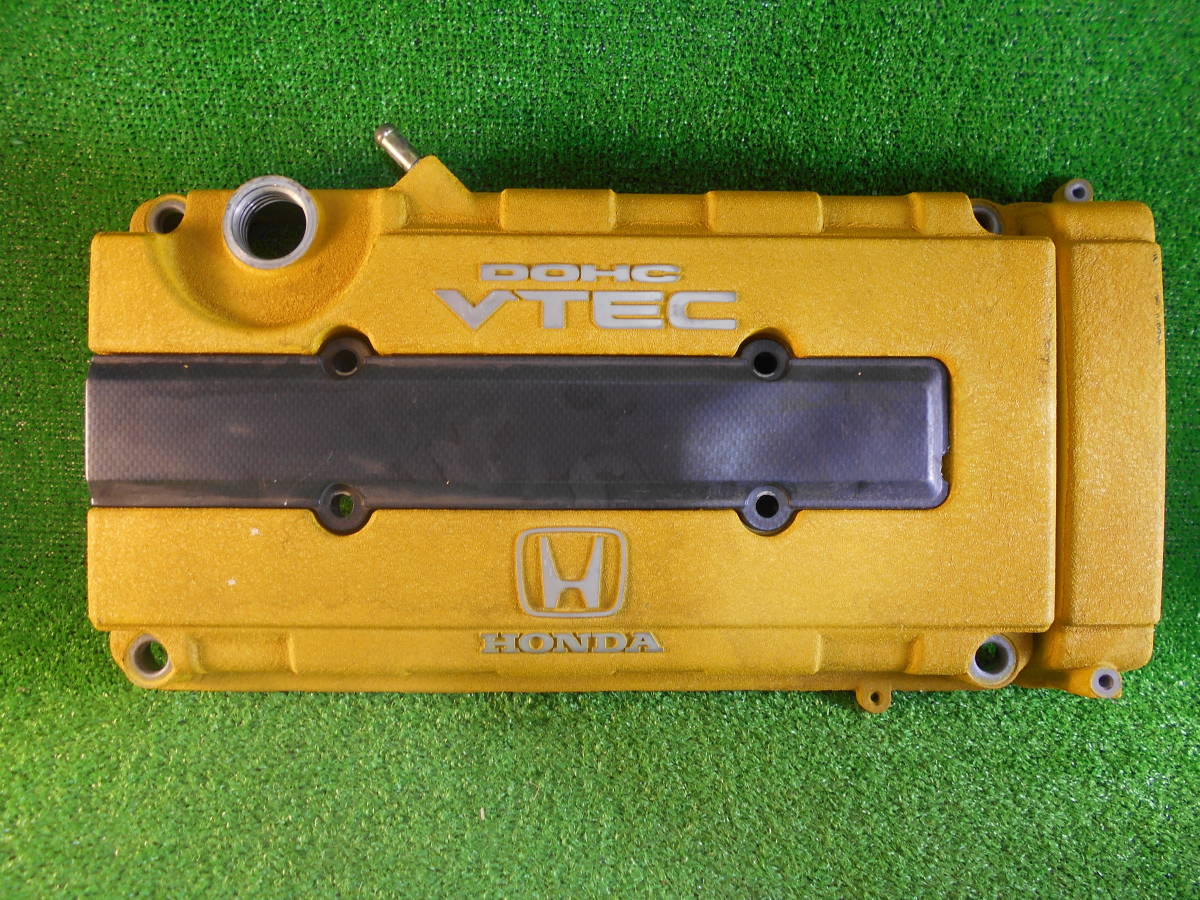 B16A B16B B18C ヘッドカバー 結晶塗装 カムプーリーカバーカット