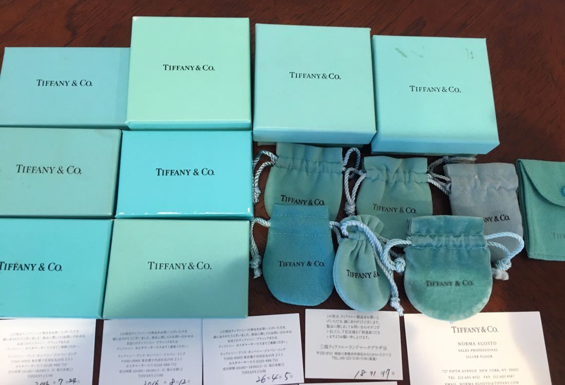 Tiffanyティファニー 空箱巾着12セット 【公式通販】