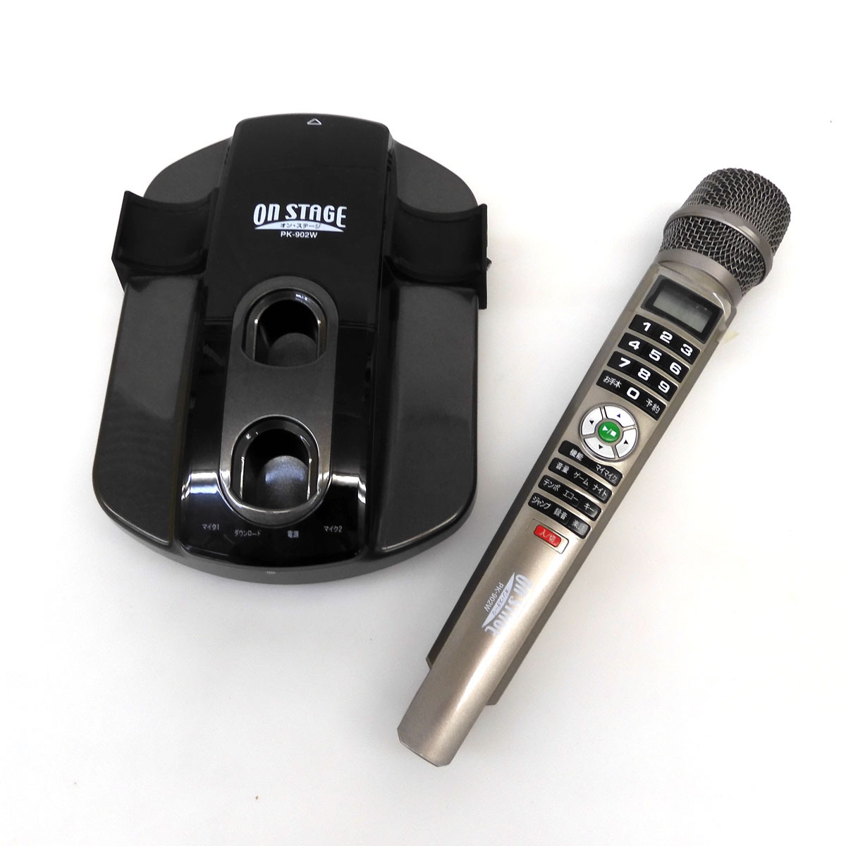 マイク2本パーソナルカラオケ オンステージ パーソナルカラオケ マイク