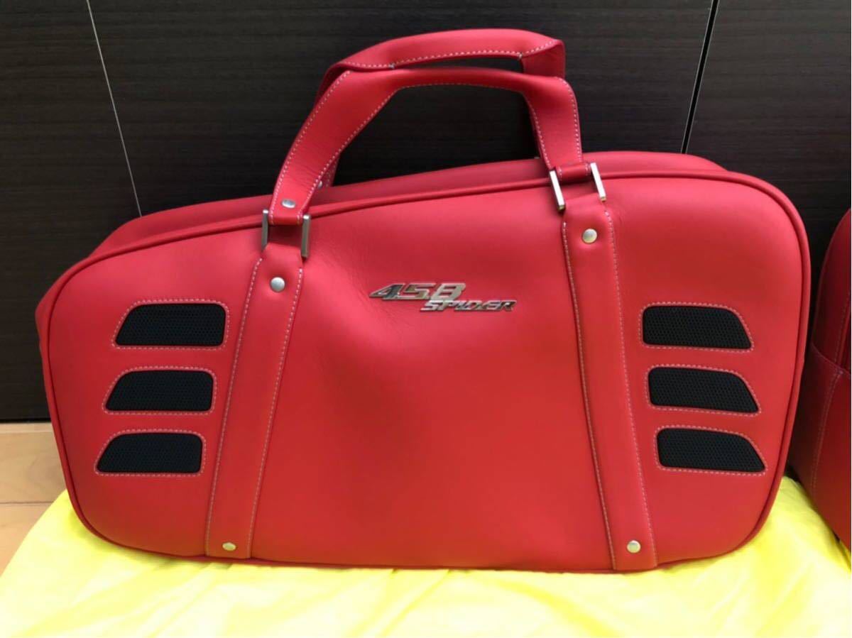 Ferrari フェラーリ F458 イタリア スケドーニ 本革 旅行バック