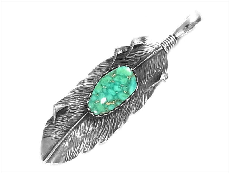 ビックハンド ターコイズ シルバー ペンダントトップ BIG HAND