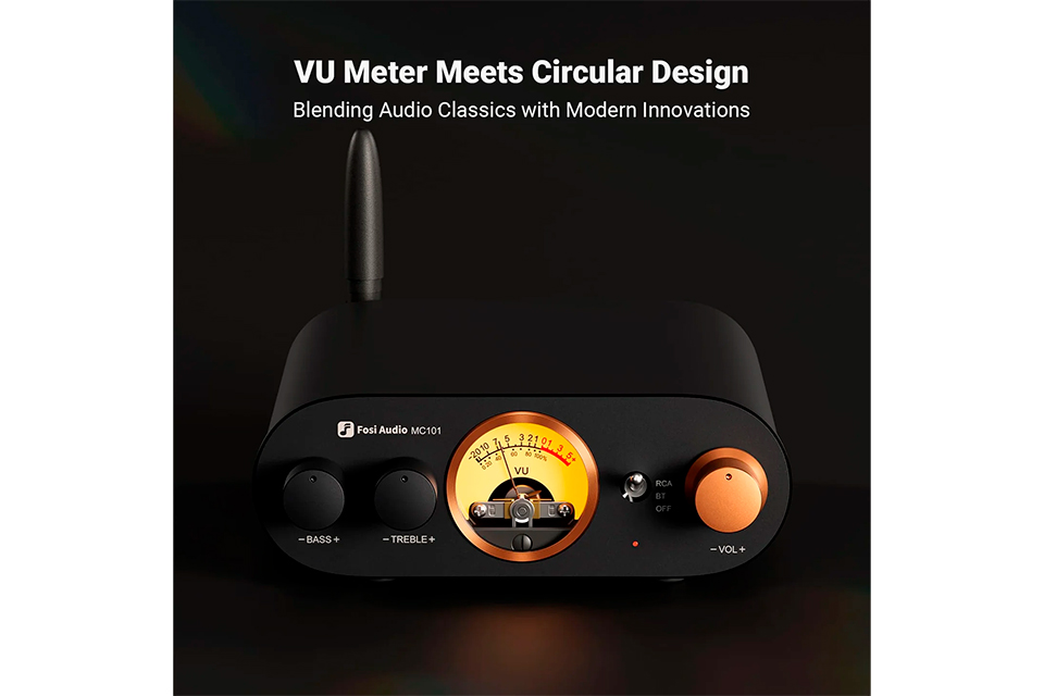 Fosi Audio MC101 Bluetooth Stereo amplifier (2x 100W, 4 Ohm)