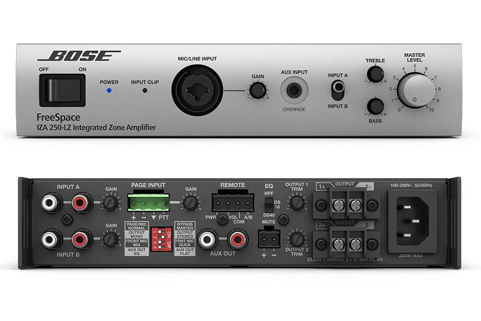 BOSE Pro FreeSpace IZA 250-LZ i mixer amplifier (2x50W 4 Ohm)