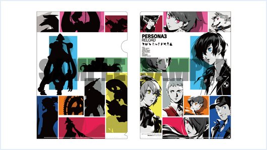 ペルソナ3 クリアファイル 特典 5点 ペルソナ3 クリアファイル 特典 5