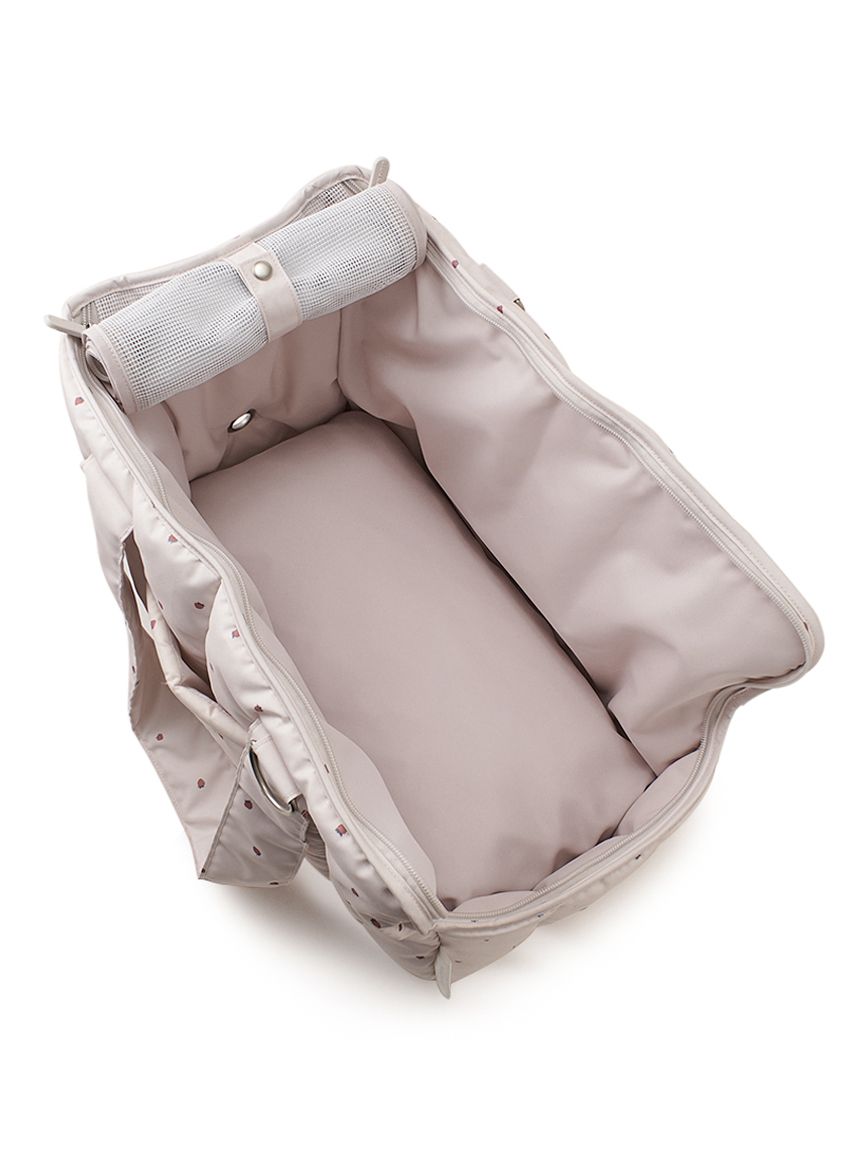 CAT&DOG】ストロベリー柄キルティングキャリーバック(バッグ・ポーチ