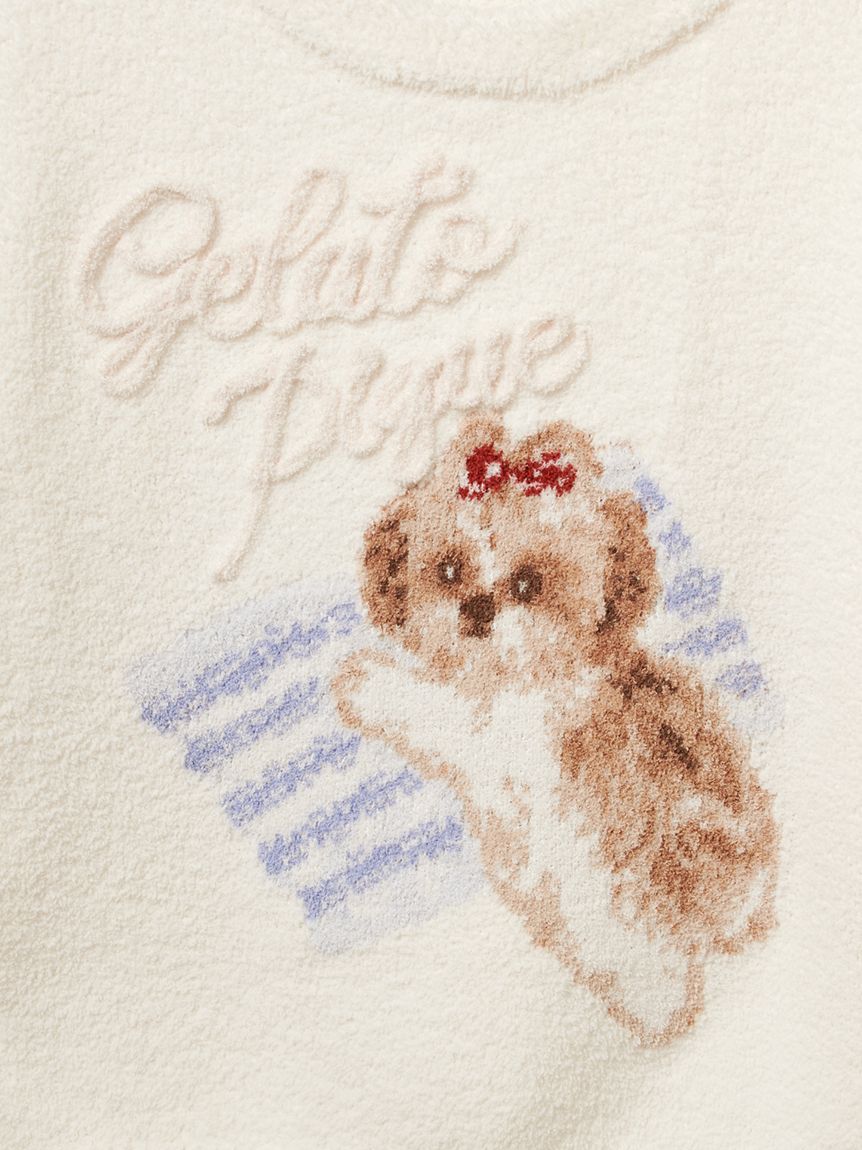 JUNIOR】シーズーワンポイントジャガードプルオーバー&ロングパンツ