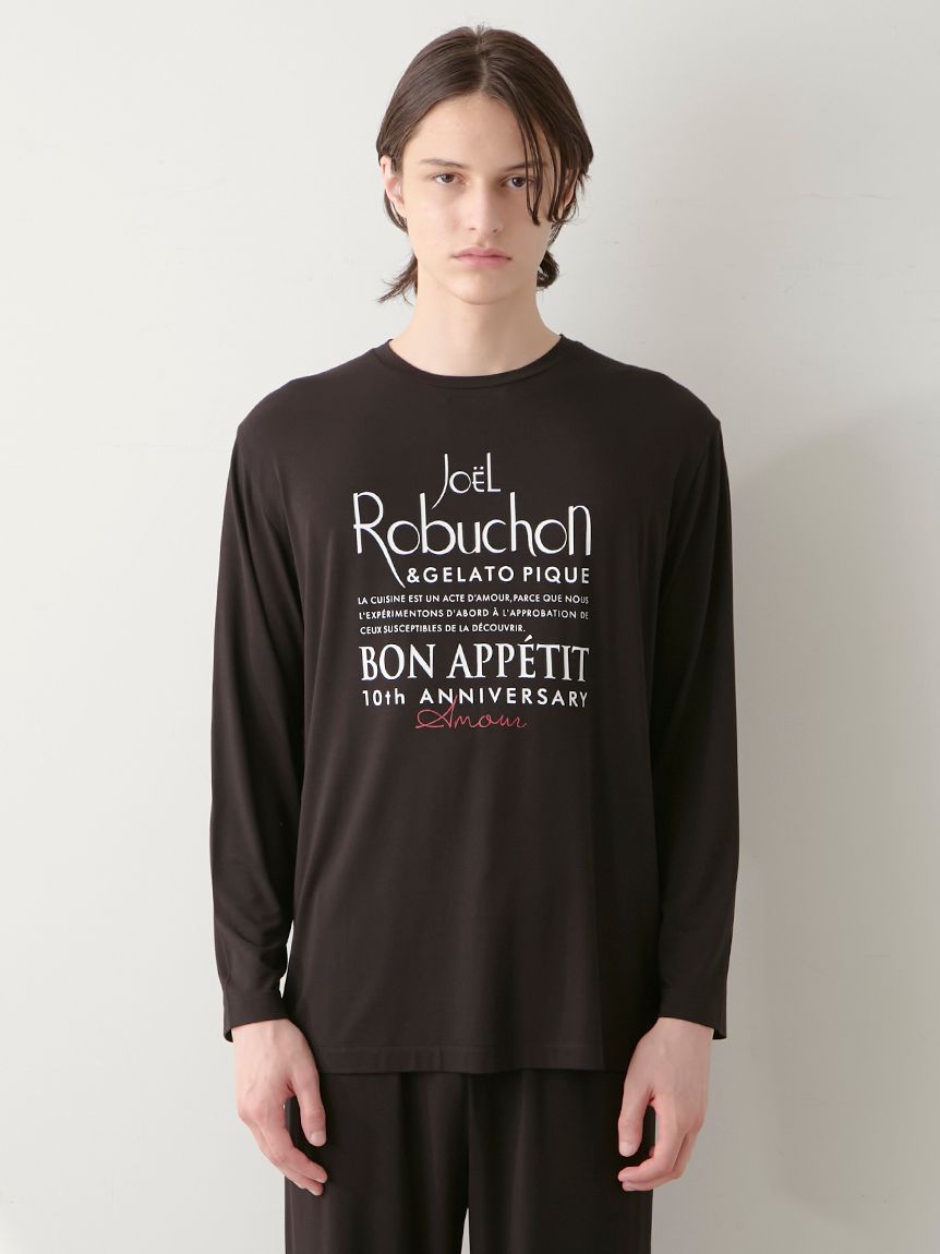 JOEL ROBUCHON】【HOMME】ワンポイントロンT(カットソー・Tシャツ