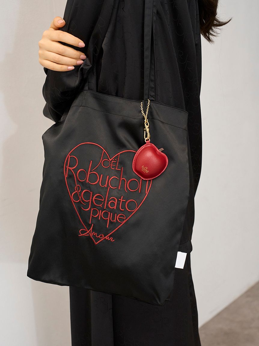 JOEL ROBUCHON】サテン刺繍トート(バッグ・エコバッグ)｜ルームウェア