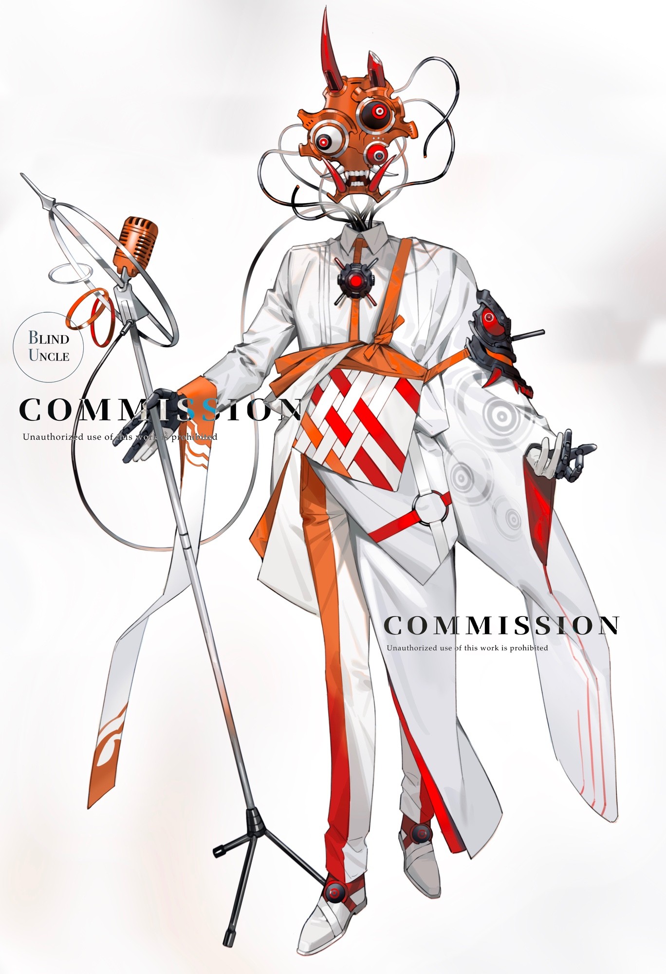 キャラクターデサイン8-歌う仮面 - GENSEKI