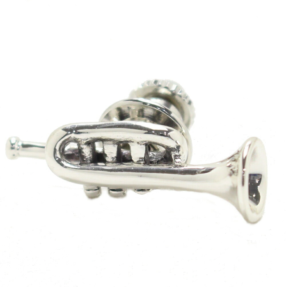 SATURNO サツルノ トランペットのタイタック ピンブローチ タイニー