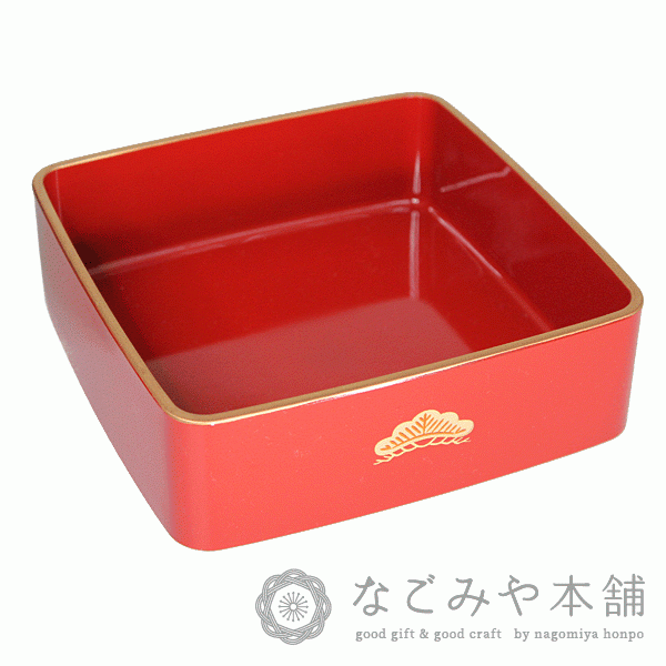 送料無料】 山中漆器 松竹梅 5.0都三段重(R）なごみや本舗（漆器 蒔絵
