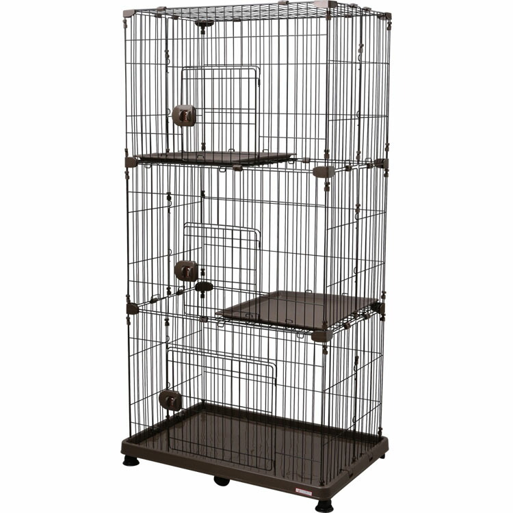 猫 ケージ 3段 キャスター付き 多頭飼い 広々 大型 おしゃれ ペット