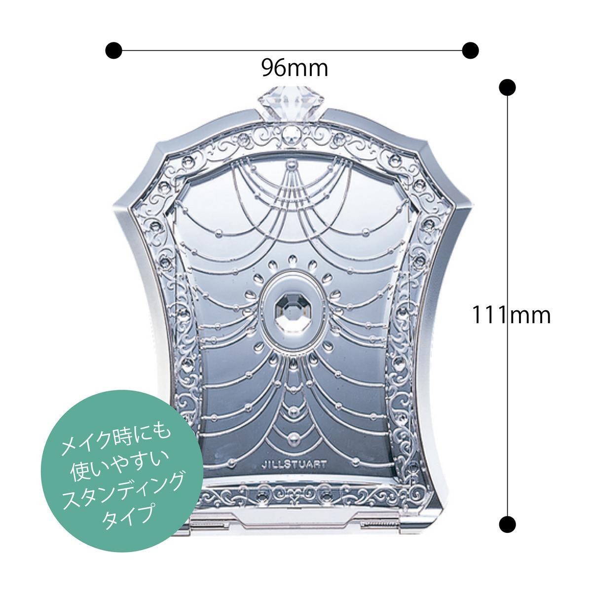 銀製 シルバー950 彫刻装飾 コンパクトミラー ケース付き 銀製 刻印