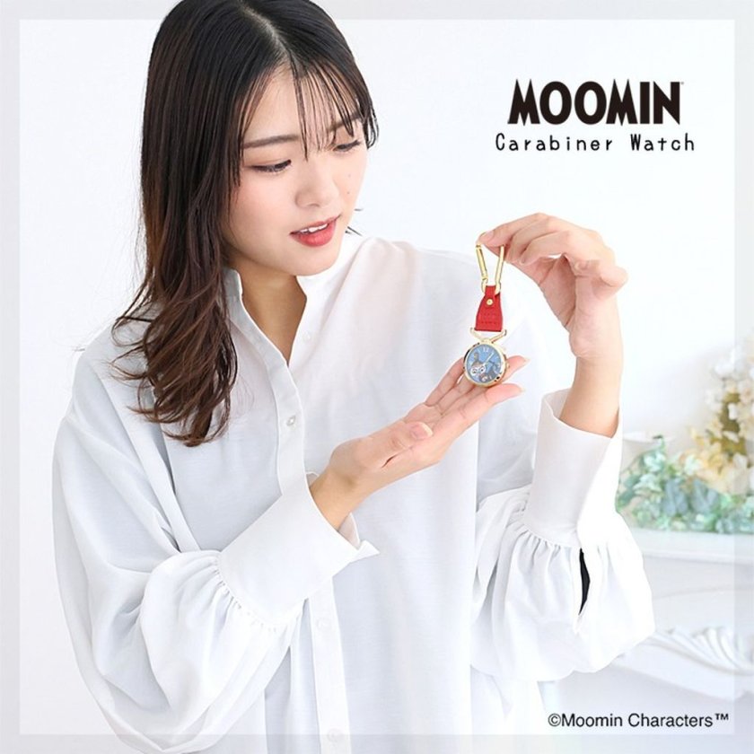 MOOMIN ムーミン ミイ リトルミイ カラビナウォッチ 時計 ウオッチ