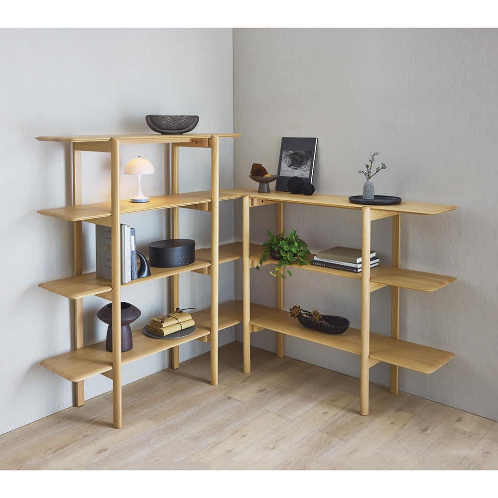 無垢材のユニットボックス⭐︎ オープンシェルフ 無垢材のユニット