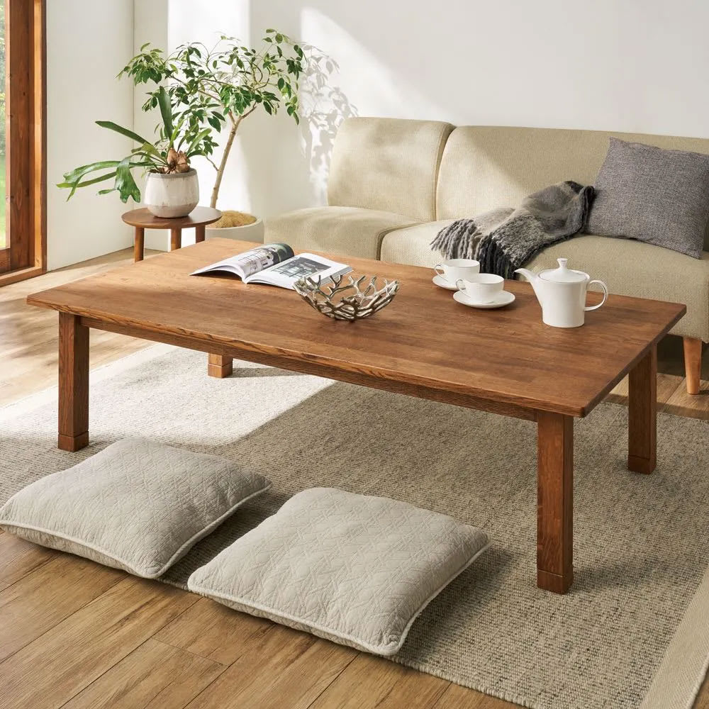 一枚板 座卓 ちゃぶ台 天然木 ローテーブル 脚取り外し可 座卓 無垢