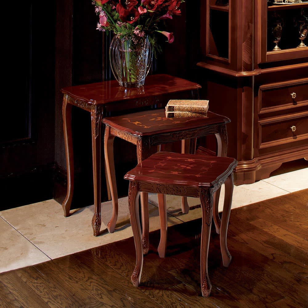 キッチンワゴン/イタリア製/本象嵌/高級/ワゴンテーブル/ワインラック