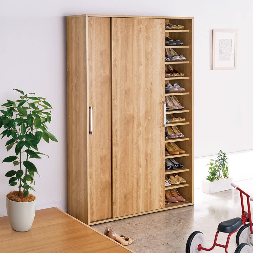 値引不可】 引き戸 下駄箱 幅約150cm 古民家 棚 下駄箱 引き戸 60cm