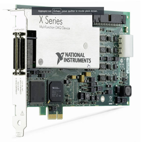 Digital I/O card - PCIe-6353 - NATIONAL INSTRUMENTS - analog / 4