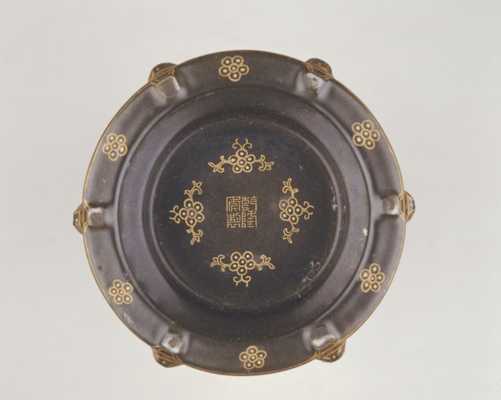 中国古美術/粉彩龍鳳凰紋大瓶/(底款:大清乾隆年製)