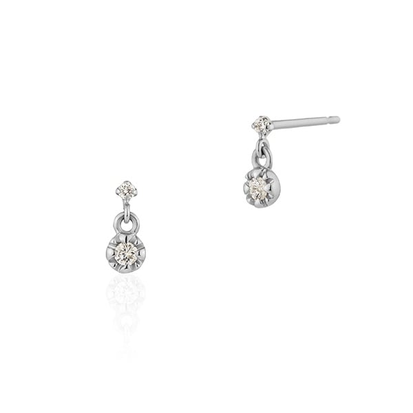 K10ホワイトゴールド ピアス | 112546153204 | 【公式】4℃ジュエリー