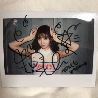 twice 109popup 缶バッチモモ直筆サイン入り