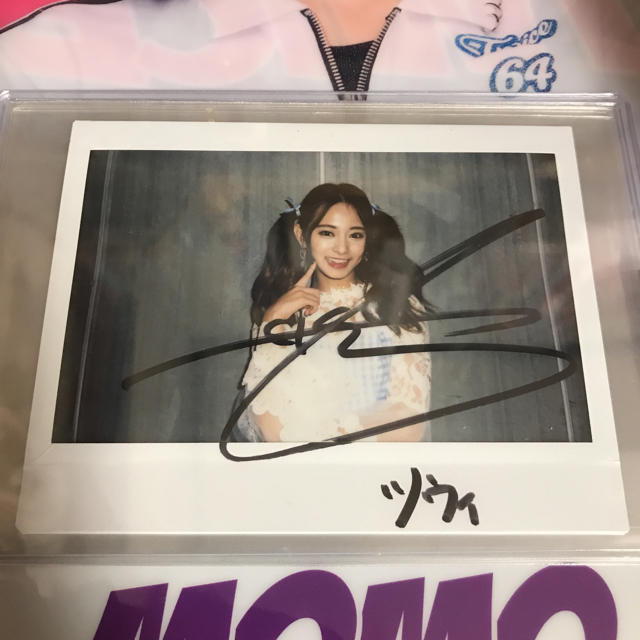 TWICE 直筆サイン入りチェキ ツウィ TWICE ツウィ 直筆サイン入り