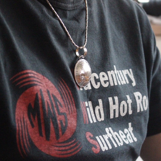 銀貨アメリカモルガンダラーイーグルネックレストップアクセサリー