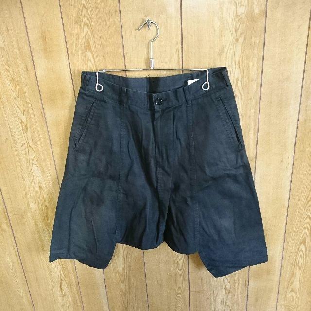 COMME BLACK COMME des GARCONS サルエル ショートパンツ S des