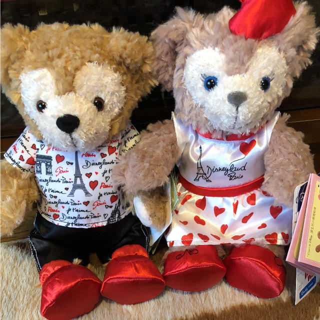ダッフィー シェリーメイ パリ ぬいぐるみ ② フランスパリディズニー