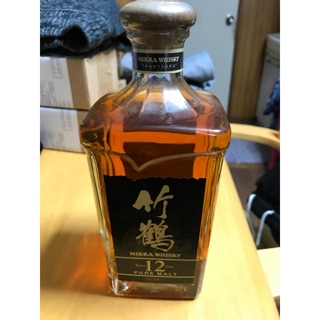 古酒 未開封 竹鶴 12年 ピュアモルト 660ml 美品 ニッカウヰスキー - 古